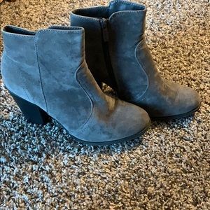Grey booties